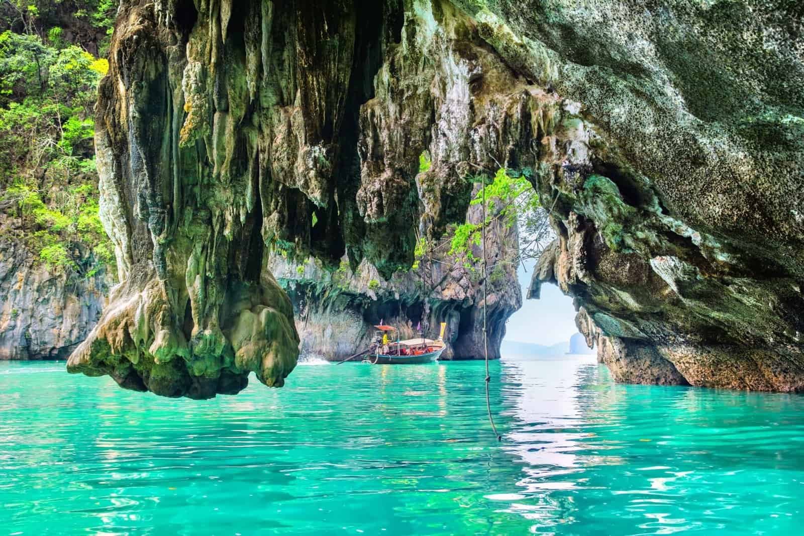 Hong Island lagoon panorama Krabi – Krabi 4 Islands Tour from Phuket