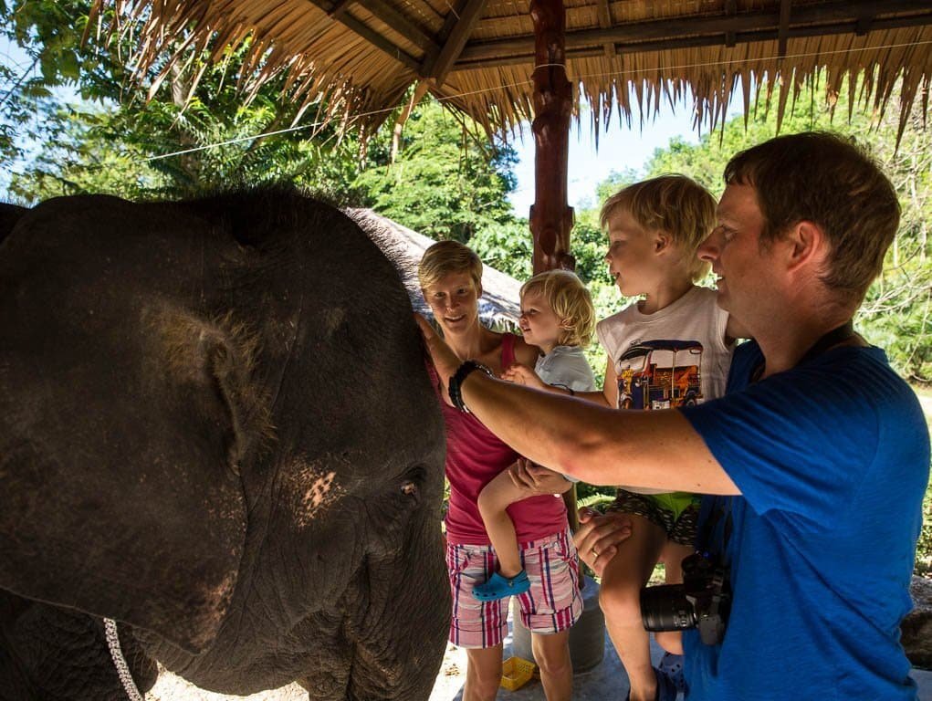 Khao Lak Safari elephant experience bamboo rafting Khao Lak