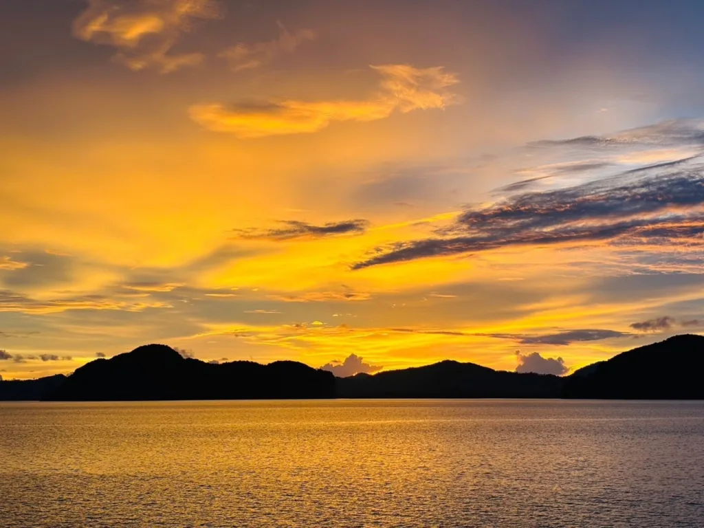 Sunset Phang Nga Bay