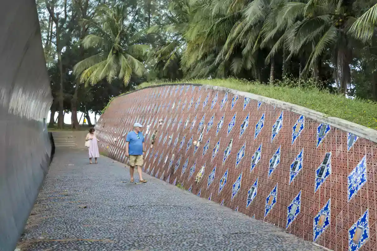 Ban Nam Khem Tsunami Memorial Park wave wall Khao Lak