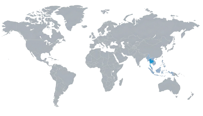 Thailand travel tips world map