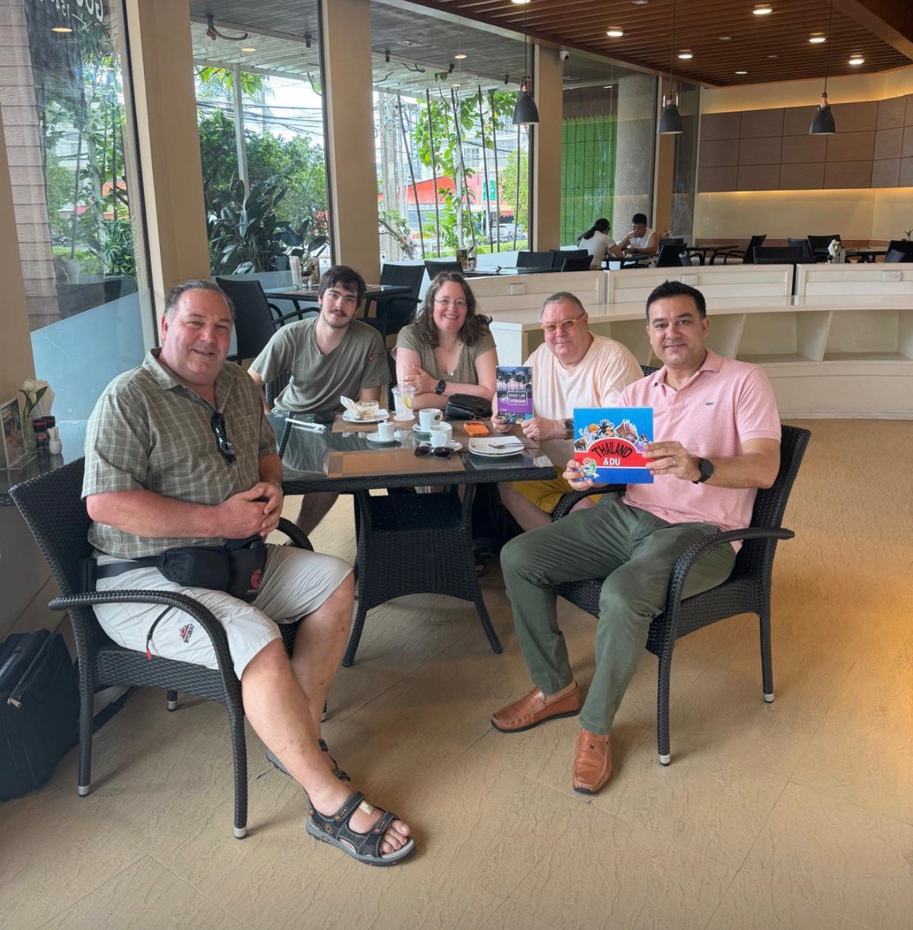 Go Travel Phuket's Danijel meets R. Kobi, author of Discovering Khao Lak travel guide, in Phuket