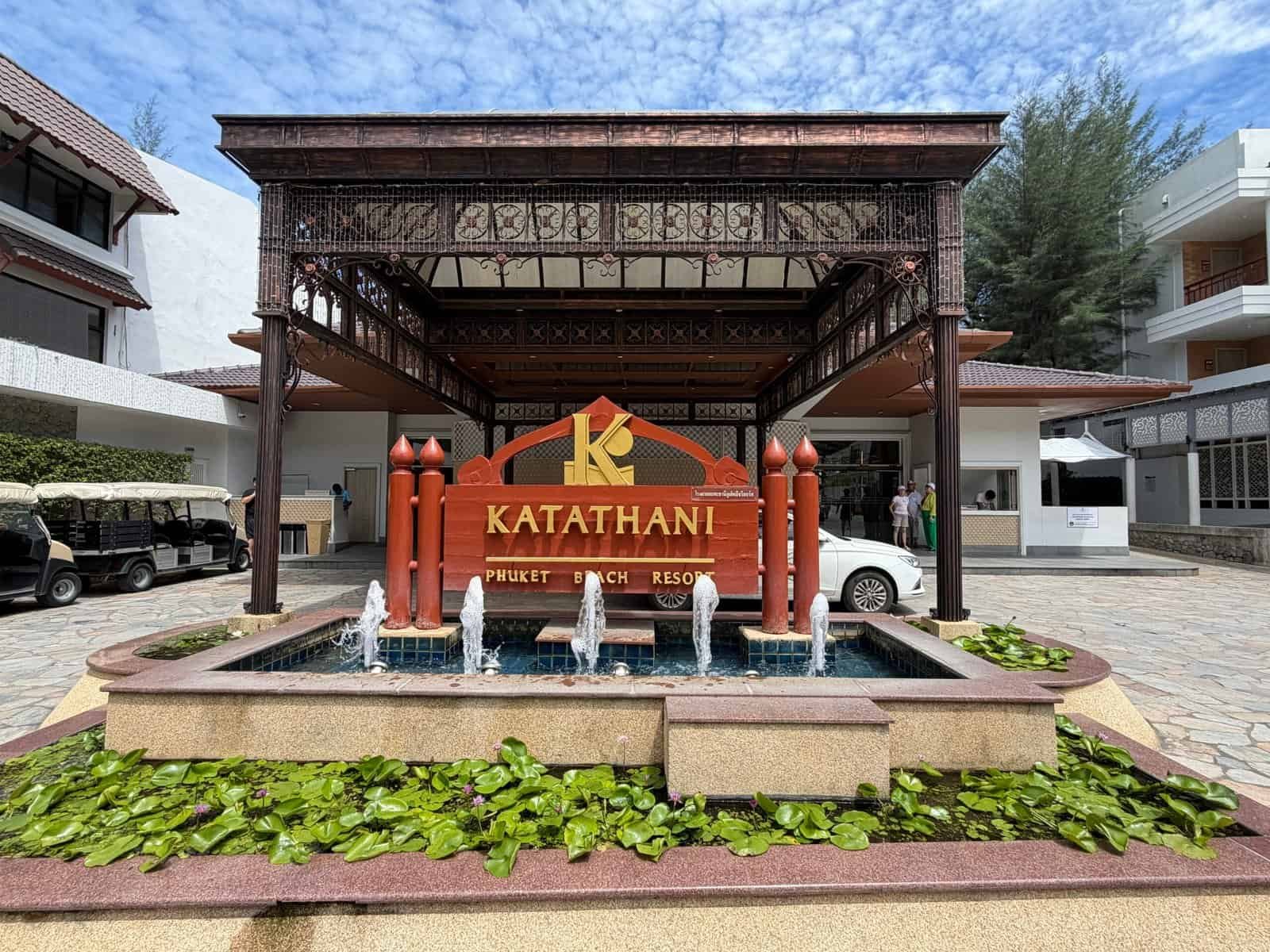 Eingang Katathani Phuket Beach Resort