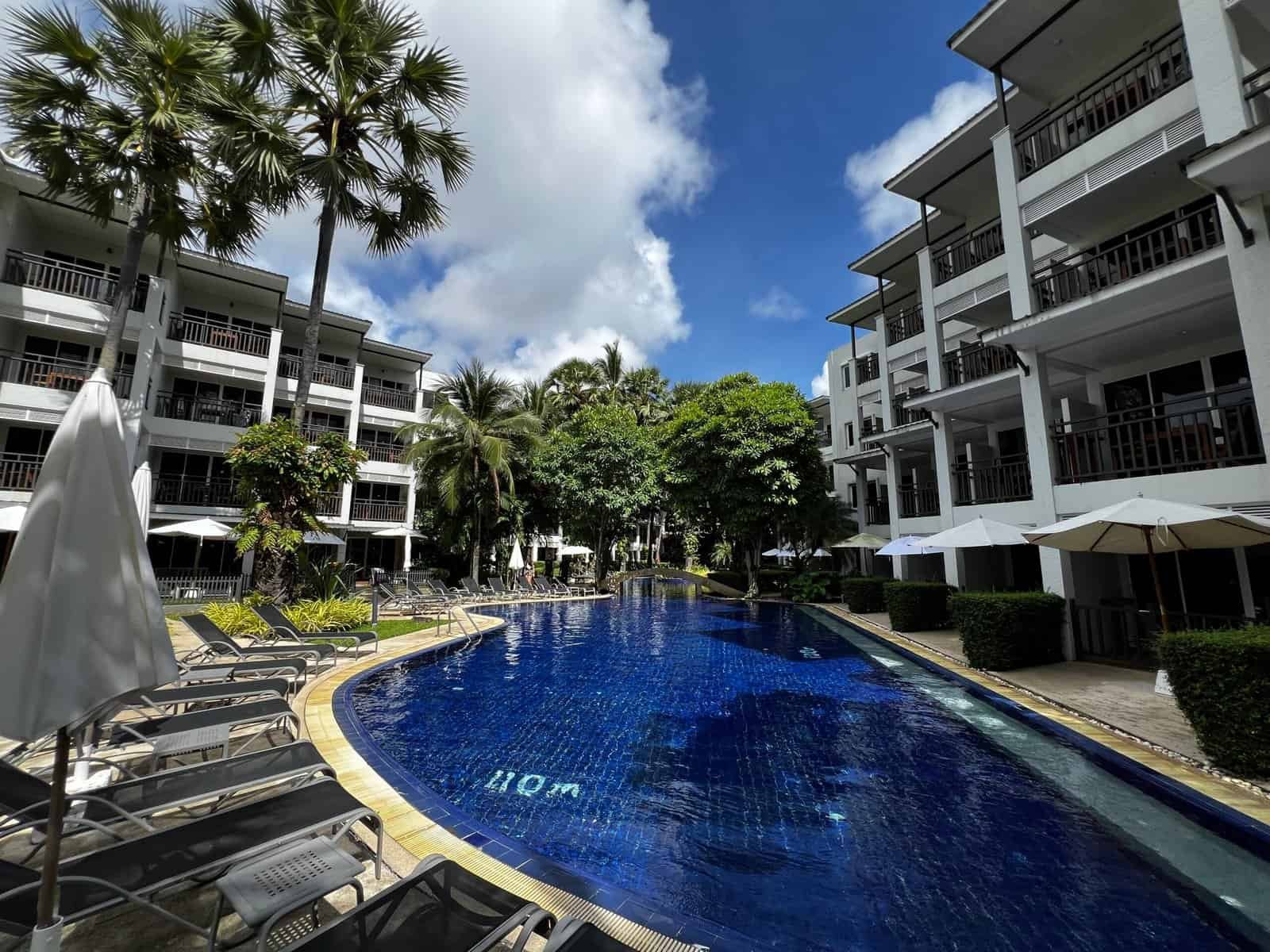 Pool Access und ruhiger Pool Sunwing Bangtao