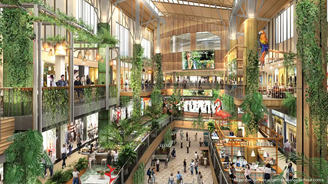 Jungceylon shopping mall Patong Phuket rainy season indoor