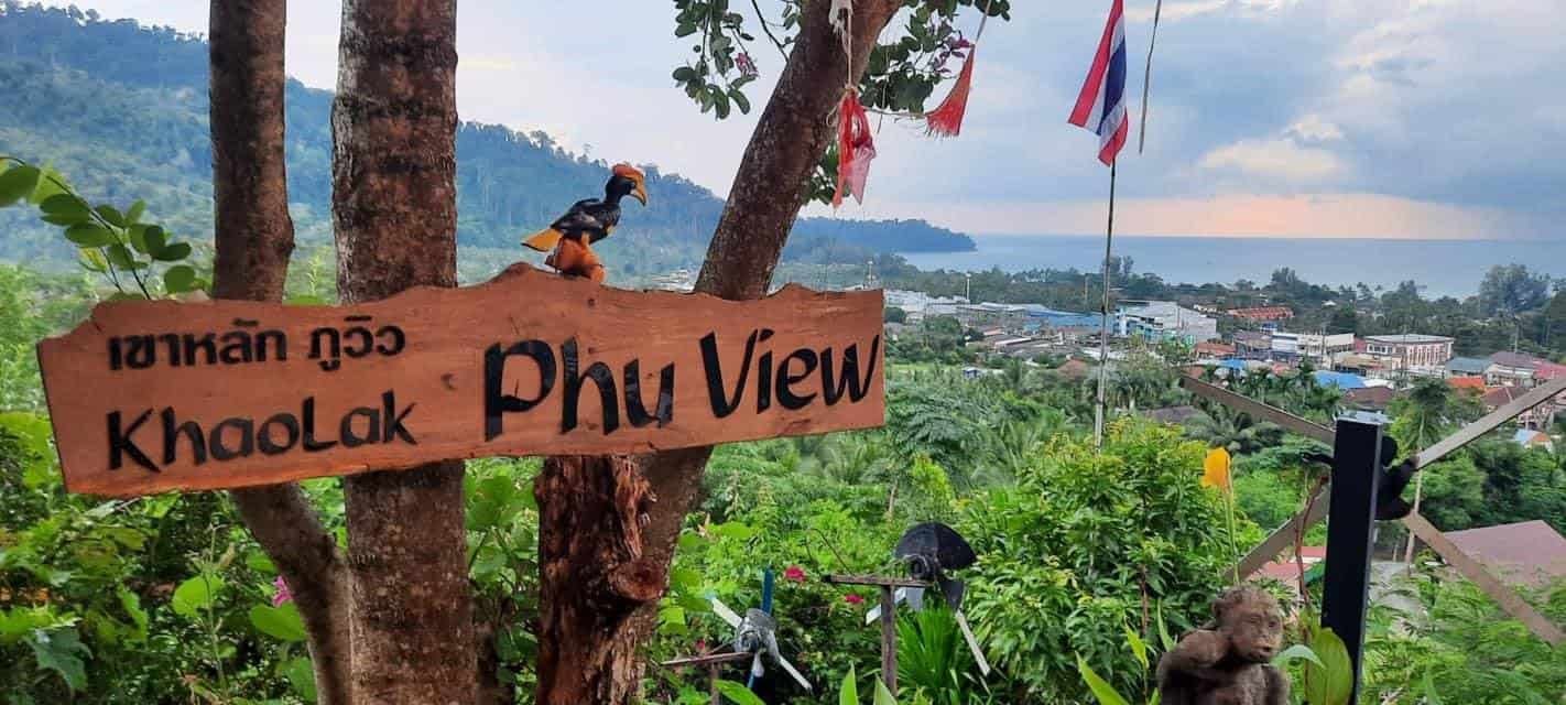 Phu View Restaurant Khao Lak Sonnenuntergang