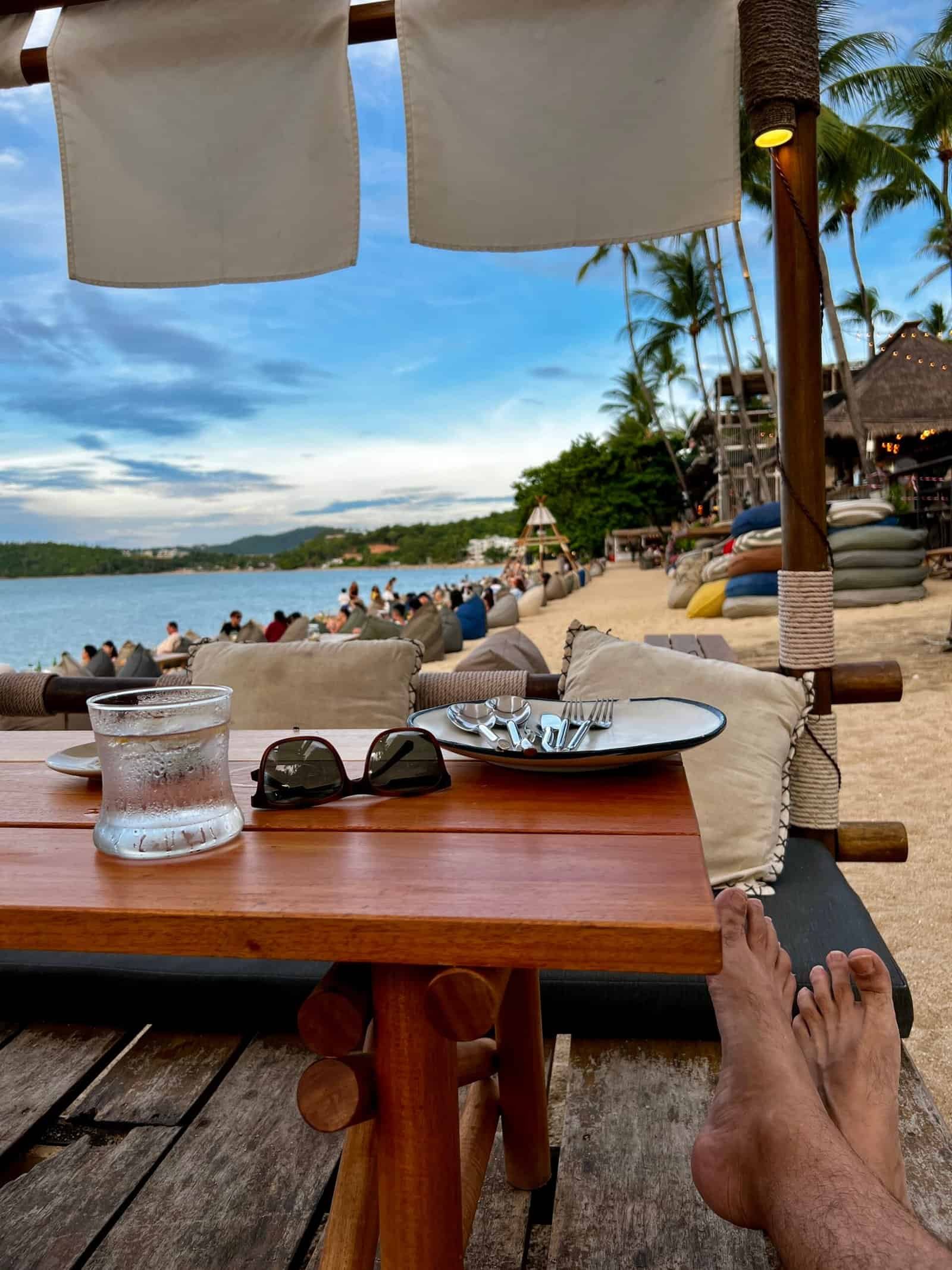 Relaxed beach life on Koh Samui, Thailand