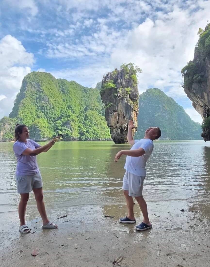 Guests reimagining James Bond movie James Bond Island