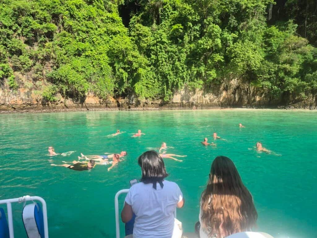 Phi Phi islands by speedcatamaran | best for families | later start | comfortable | Swimming Pileh Lagoon